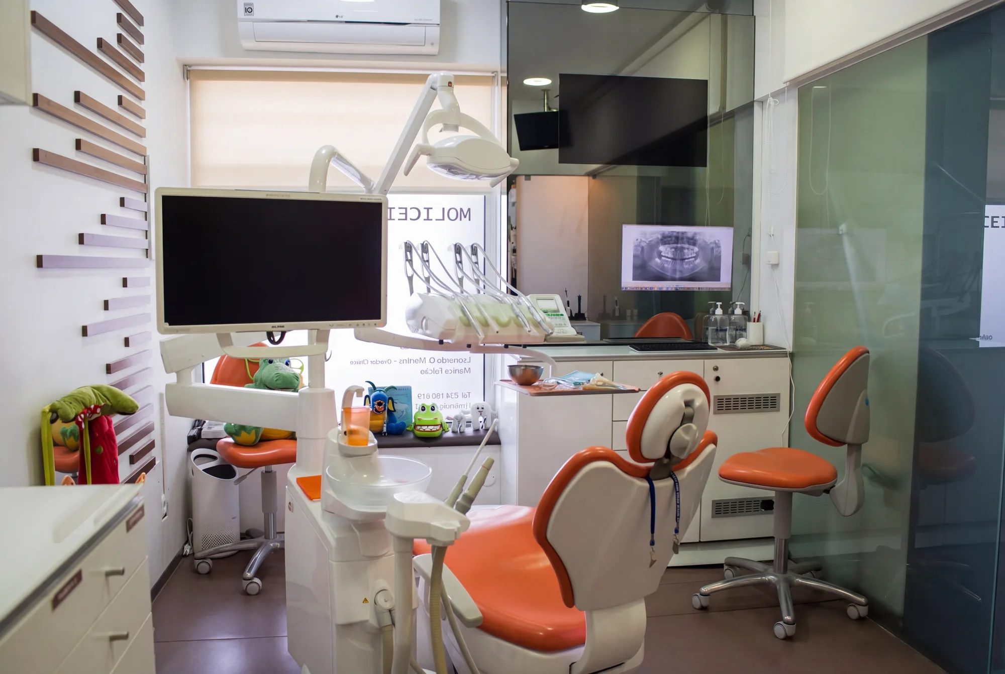 Gabinete infantil da Clínica Moliceiro Oliveira do Bairro